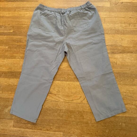 NWOT Woman Within gray straight leg casual chino pants size 28P
b39 - Picture 5 of 5